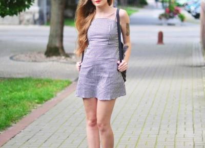 UNCARO: Gingham dress