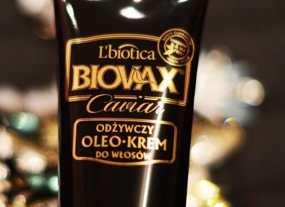 UNCARO: L'biotica BIOVAX Caviar - ODŻYWCZY OLEO-KREM DO WŁOSÓW