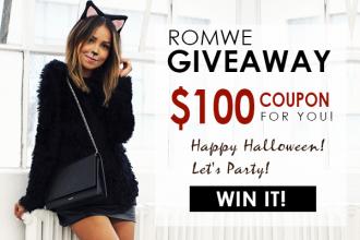 100$ Giveaway with Romwe