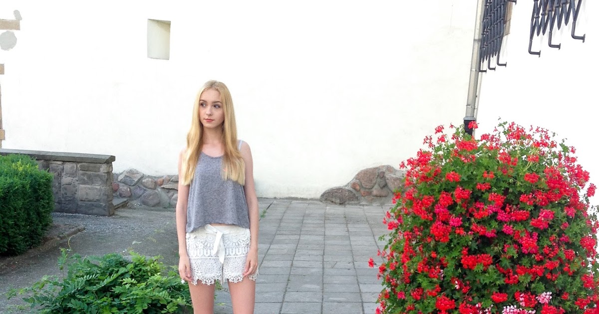 Koronkowe spodenki | Lace shorts OOTD  ♡