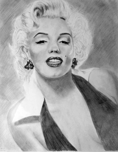 DRAWING OF MARILYN MONROE