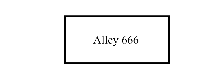 Alley 666: An empty hole 
