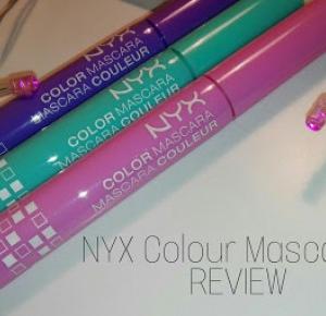 NYX colour mascaras REVIEW - Milk & Honey