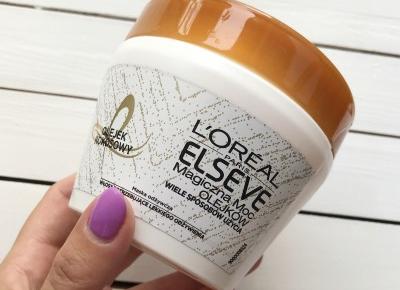 L`Oreal Paris - Elseve - Magiczna Moc Olejków - Maska odżywcza z olejkiem kokosowym | VEXGIRL - beauty and lifestyle blog