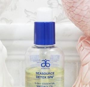 RECENZJA: ARBONNE SEASOURCE DETOX SPA 5 IN 1 ESSENTIAL MASSAGE OIL | Vi