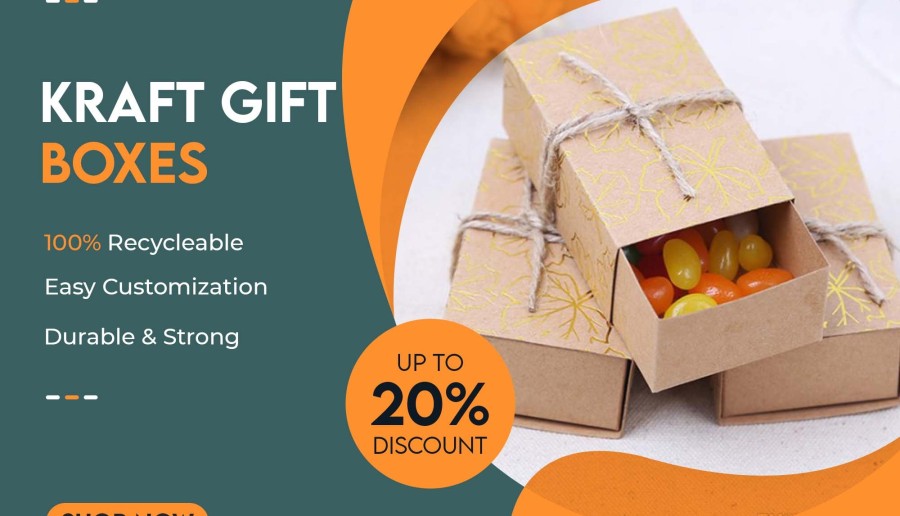 Buy Brown Kraft Gift Boxes at Wholesale in UK - Wabs Print