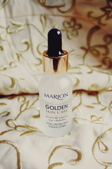 Ważkowa : ,,Golden Skin Care'' serum do twarzy, szyi i dekoltu firmy Marion  