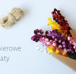 DIY: Papierowy bukiet kwiatów