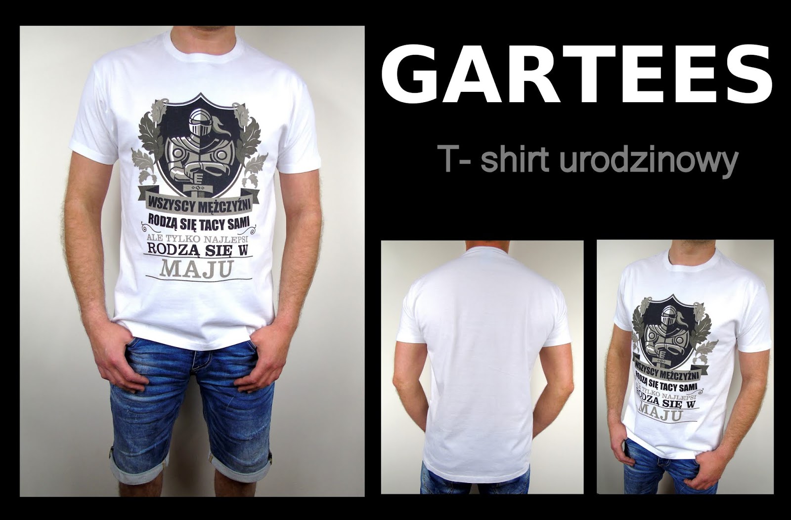 BLOG TESTERSKI: T-shirt urodzinowy GARTEES - trwały i praktyczny upominek dla solenizanta