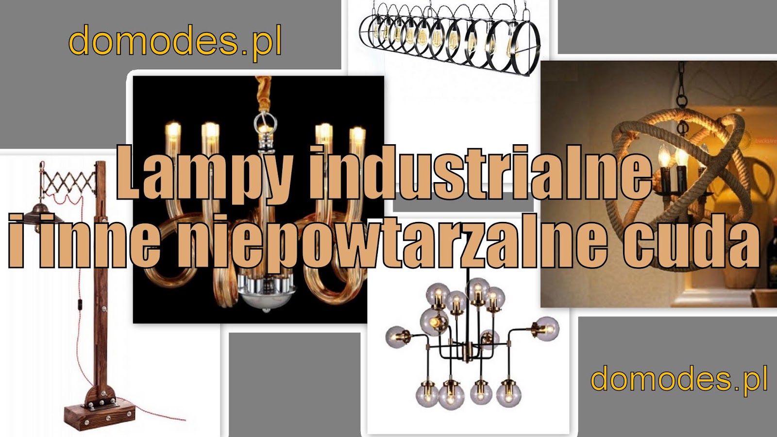 Blog testerski: Lampy industrialne i inne niepowtarzalne cuda - sklep internetowy DOMODES