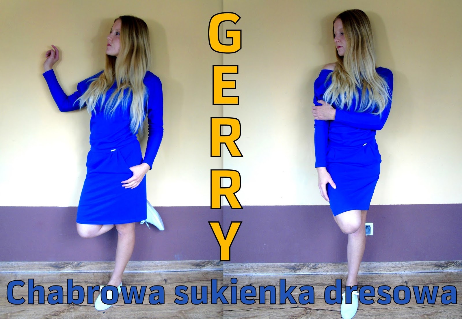 Blog testerski: GERRY.PL - Chabrowa sukienka dresowa na kaÅ¼dy dzieÅ!