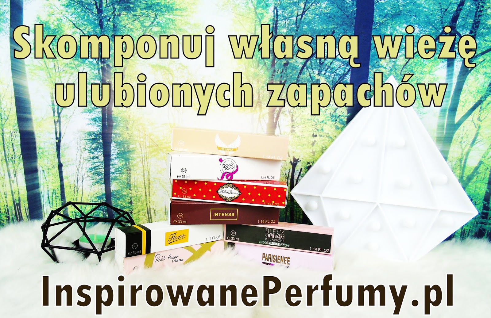 Blog testerski: InspirowanePerfumy.pl - Skomponuj własną wieżę ulubionych zapachów.