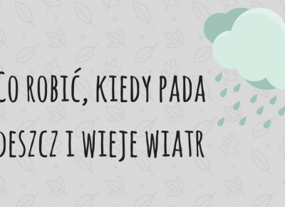 Co robić, kiedy pada deszcz i wieje wiatr? - Zielona Małpa