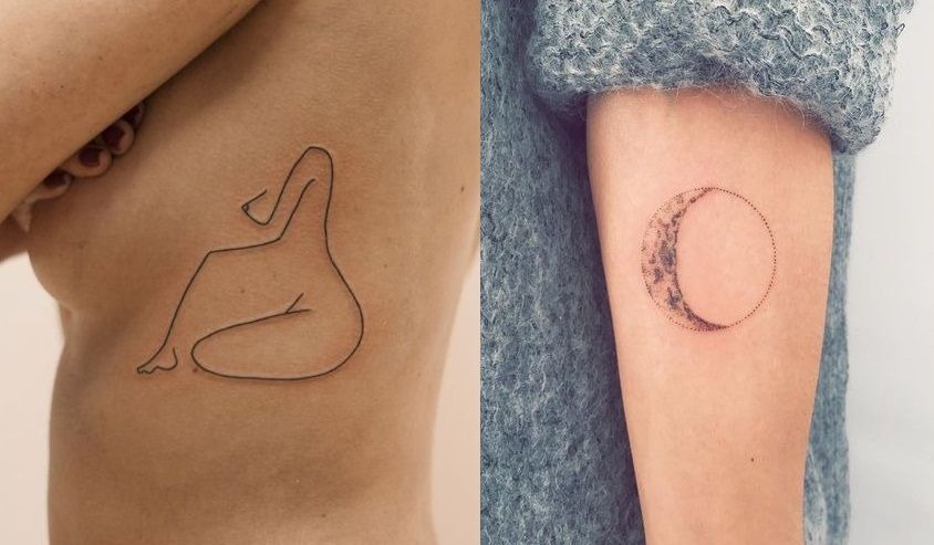 Inspiracje na minimalistyczne tatuaże!