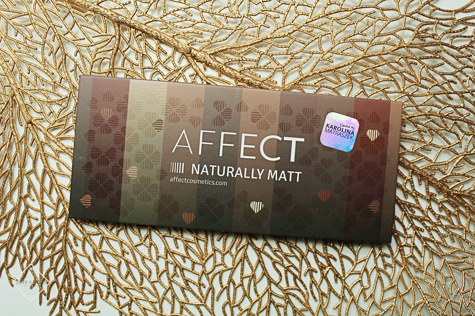 AFFECT - paleta cieni do powiek - NATURALLY MATT | Zuzka Pisze