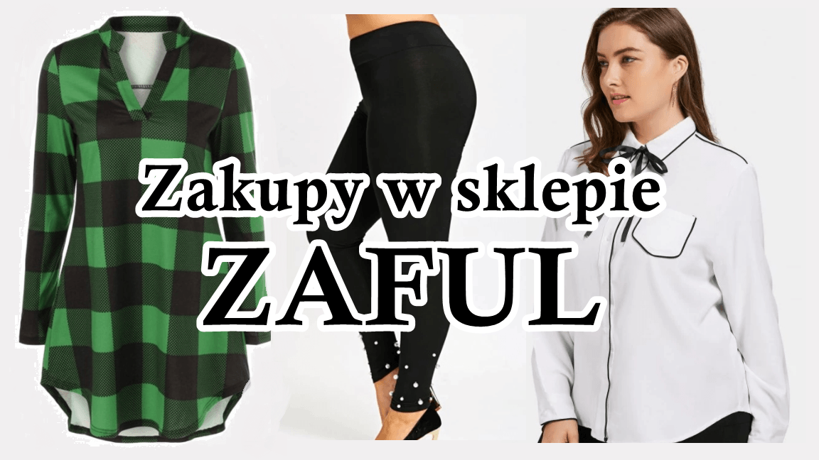 Zielona krata, biaÅa koszula i legginsy - haul ZAFUL | Zuzka Pisze