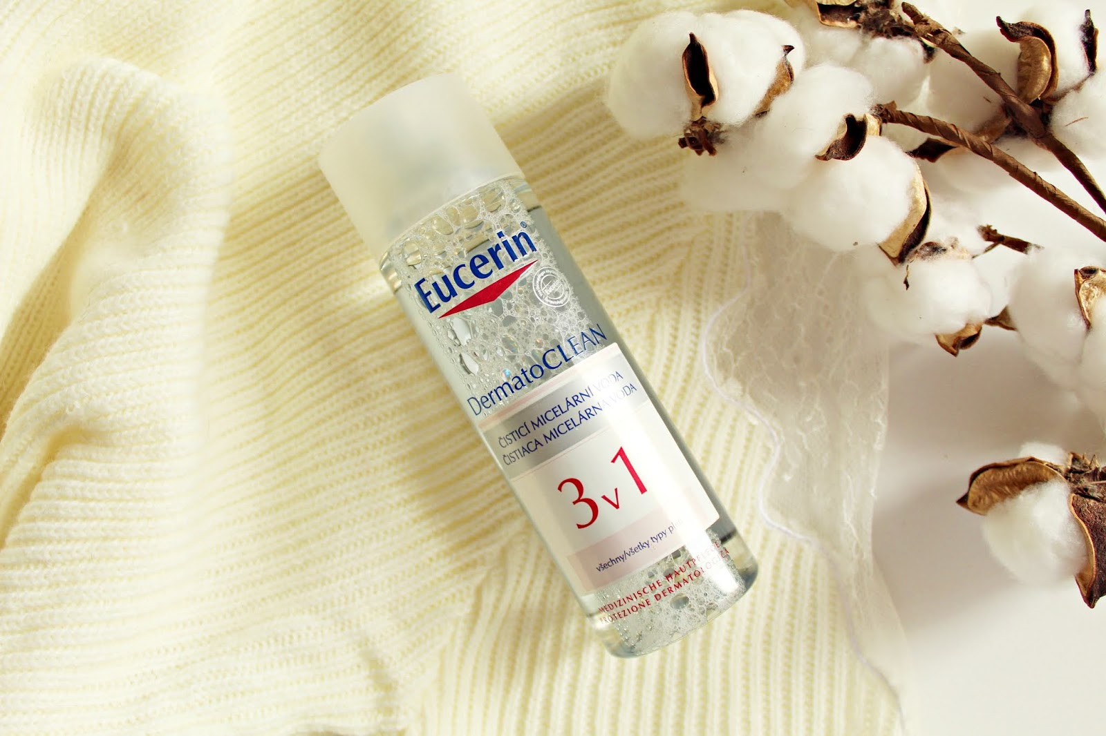 EUCERIN DermatoClean oczyszczający płyn micelarny 3 w 1 | Zuzka Pisze