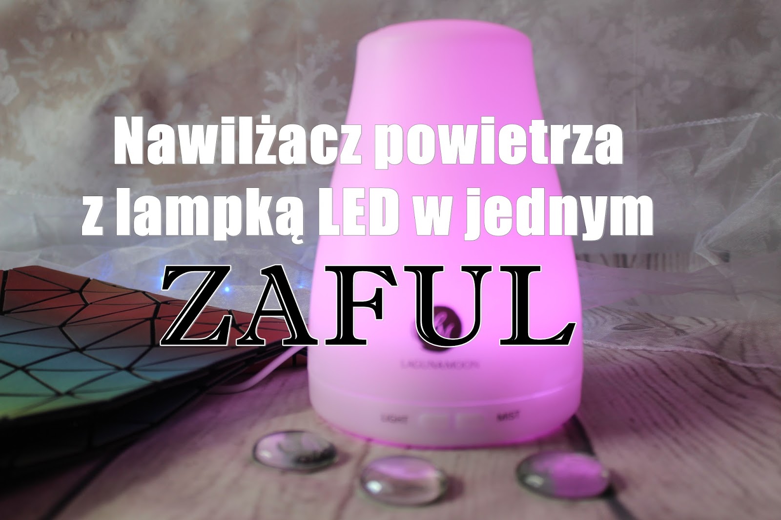 Nawilżacz powietrza z lampką LED w jednym - ZAFUL