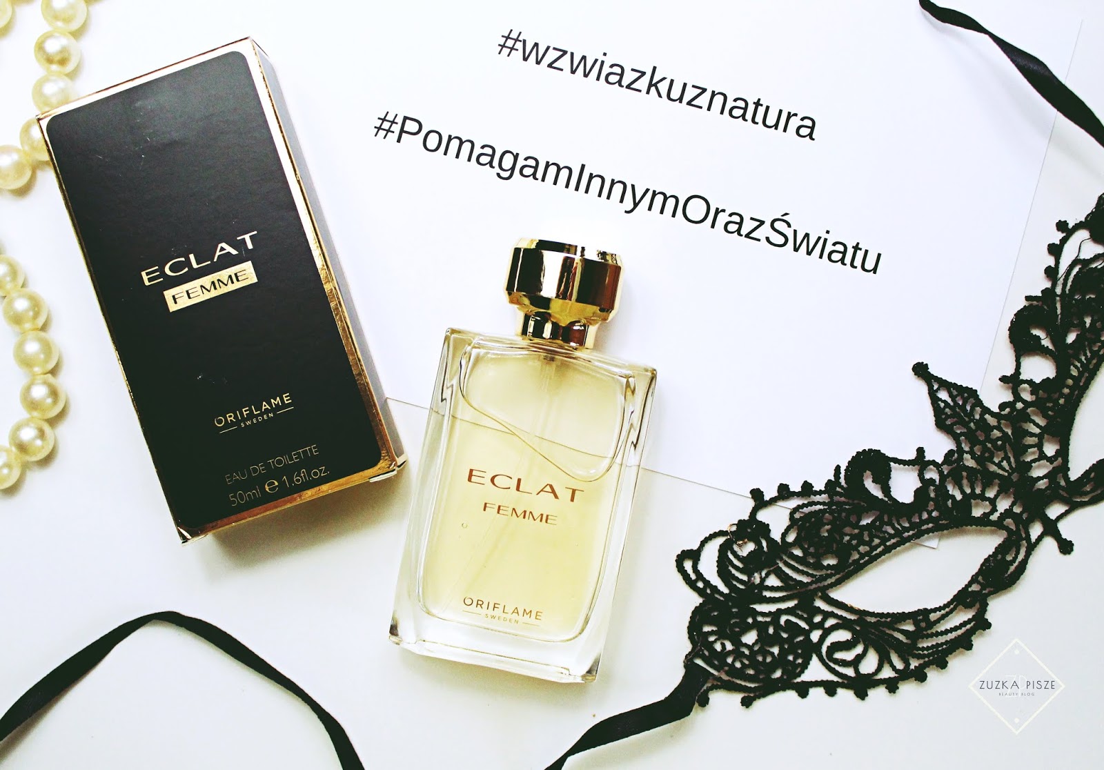 Woda toaletowa ORIFLAME ECLAT Femme + Co zrobić z pustym flakonem po perfumach? | Zuzka Pisze