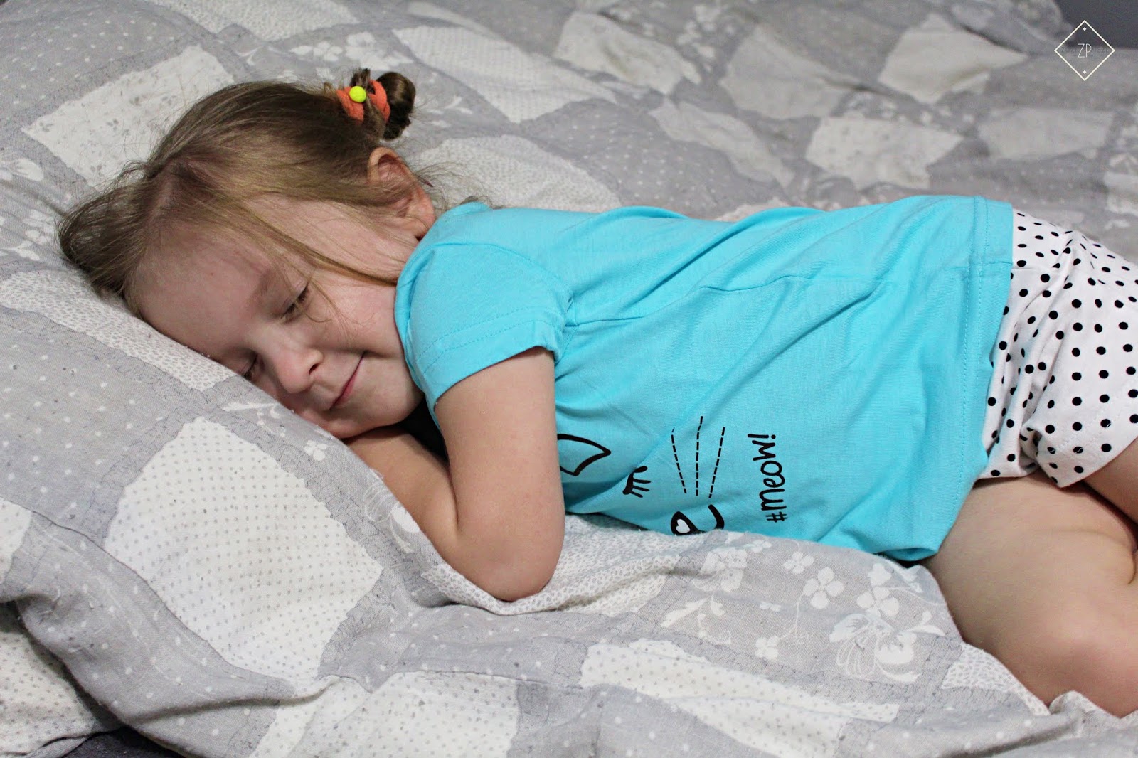 Słodkich snów - piżama z krótkimi spodenkami z bawełny organicznej BONPRIX | Zuzka Pisze