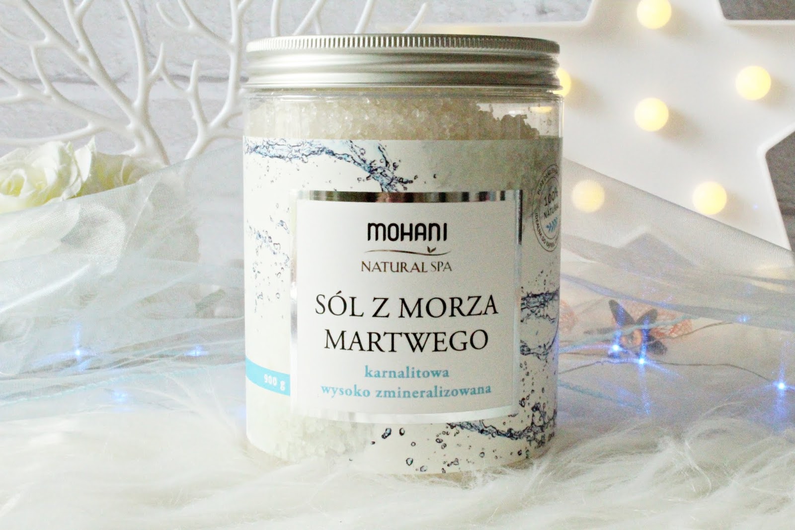 Weź relaksującą kąpiel z solą karnalitową z morza martwego - MOHANI Natural SPA | Zuzka Pisze