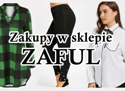 Zielona krata, biaÅa koszula i legginsy - haul ZAFUL | Zuzka Pisze