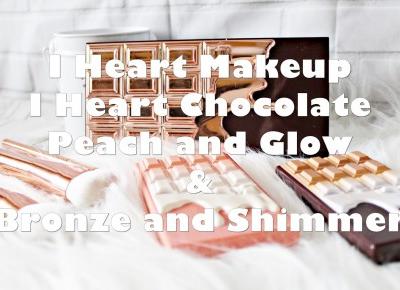 I ♥ Makeup I ♥ Chocolate Rose Gold, Peach and glow, Bronze and Shimmer