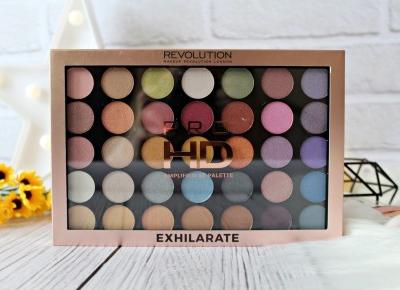 MAKEUP REVOLUTION PRO HD AMPLIFIED paleta 35 cieni do powiek EXHILARATE | Zuzka Pisze